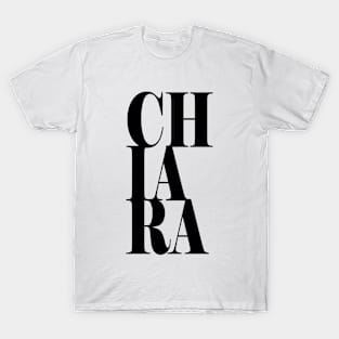 Chiara Girls Name Bold Font T-Shirt